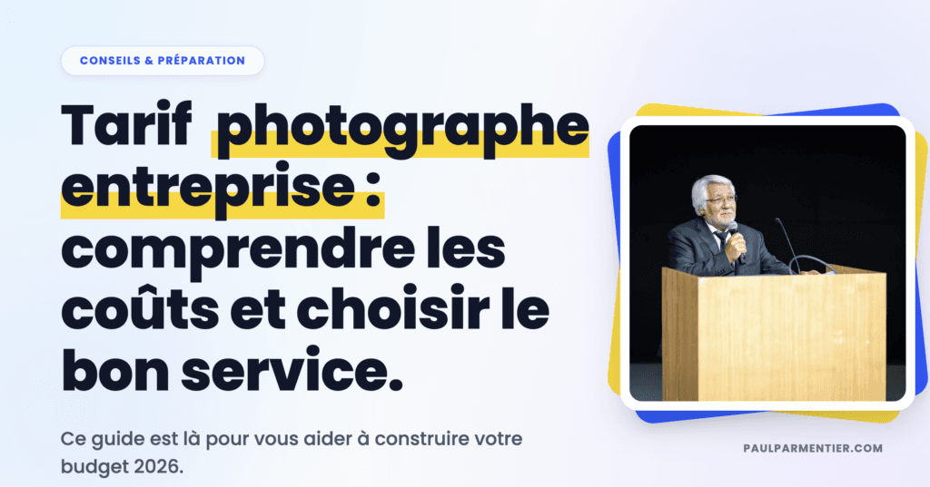 Tarif photographe entreprise : comprendre les coûts et choisir le bon service