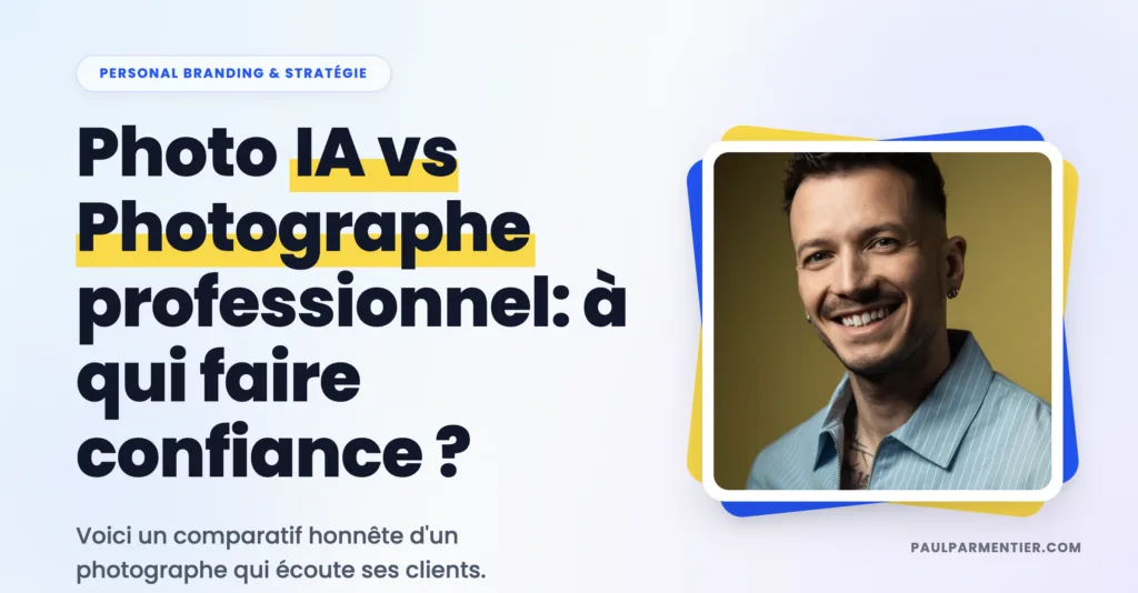 Photo IA vs Photographe Professionnel : Peut-on Encore faire confiance aux portraits générés ?