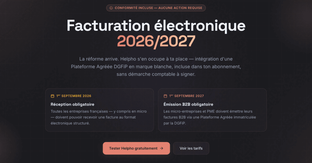 Facturation électronique photographe France - Helpho